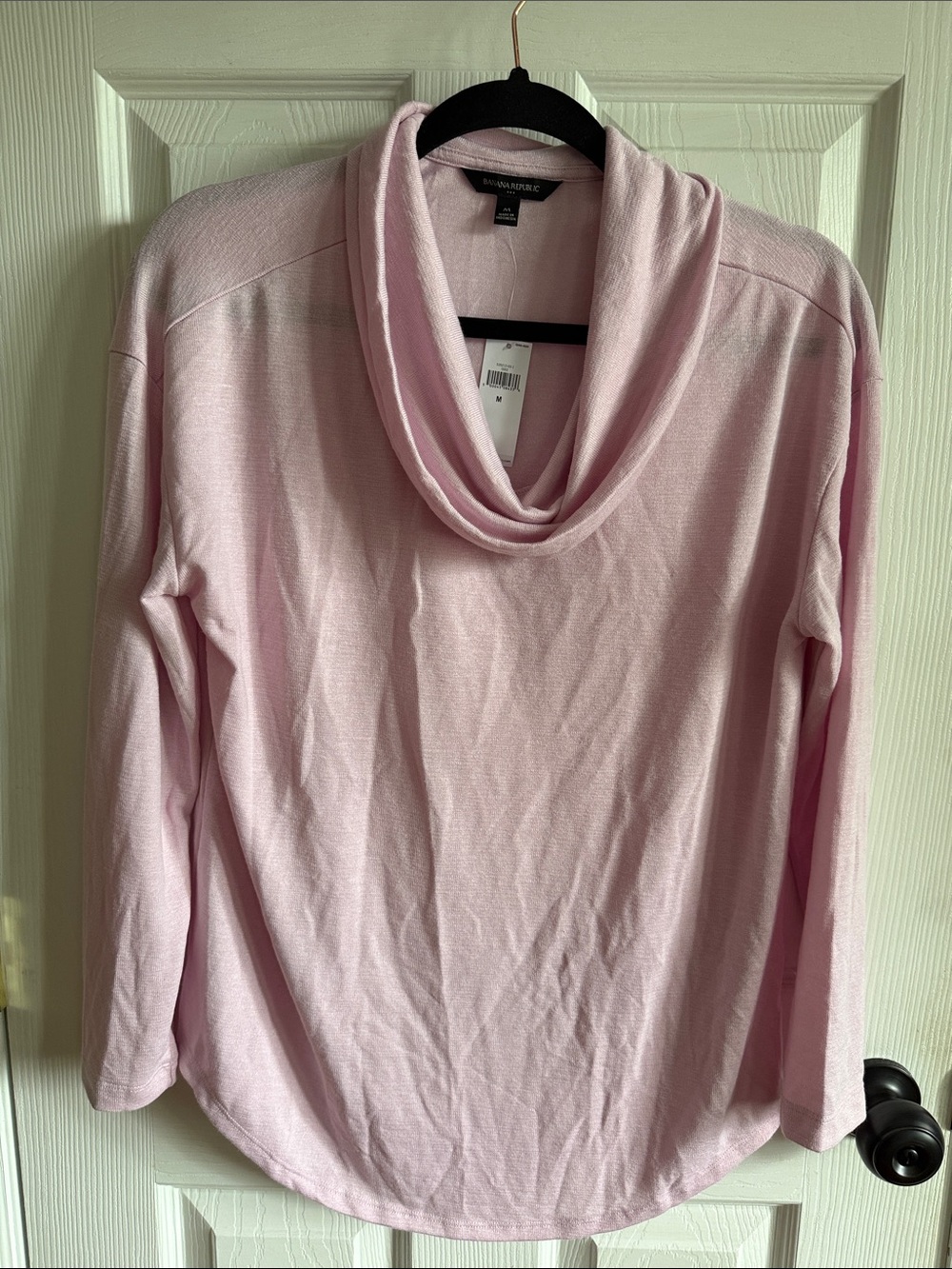 Banana Republic Light Pink Cowl Neck Sweater